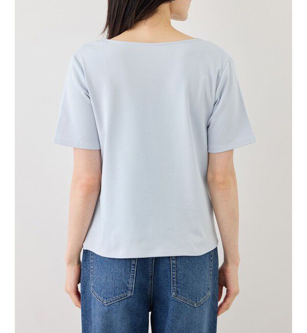 Rope&rsquo;Picnic「ハーフスリーブドレープカットトップス」|Tシャツ・カットソー|