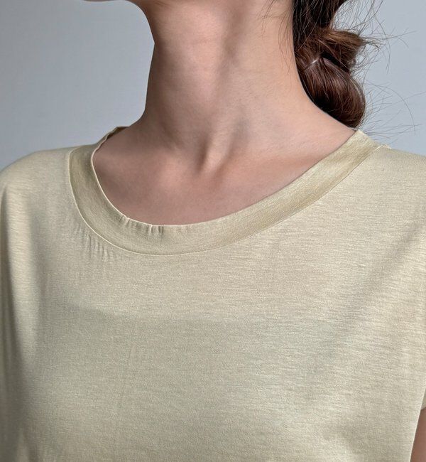 「【接触冷感】リヨセル混フレンチプルオーバー」|Tシャツ・カットソー|