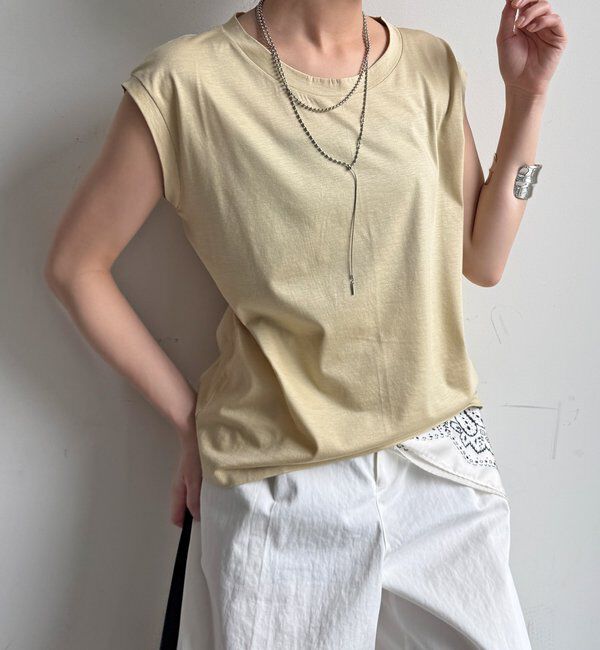  「【接触冷感】リヨセル混フレンチプルオーバー」|Tシャツ・カットソー|