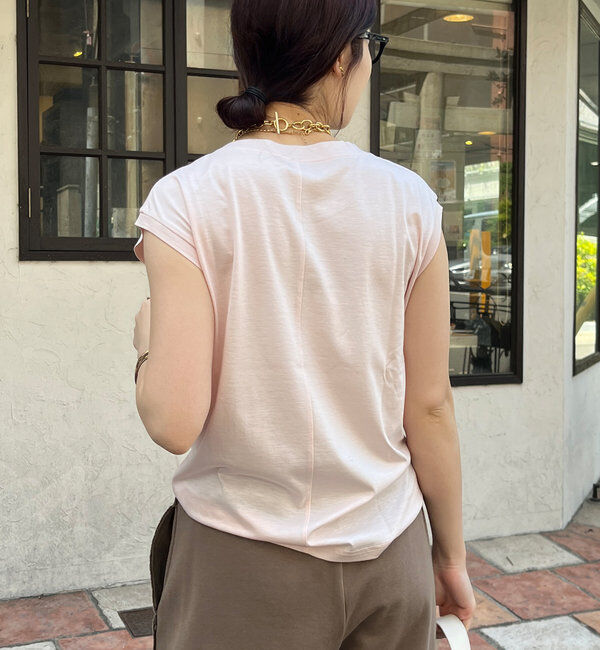  「【接触冷感】リヨセル混フレンチプルオーバー」|Tシャツ・カットソー|