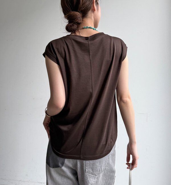  「【接触冷感】リヨセル混フレンチプルオーバー」|Tシャツ・カットソー|