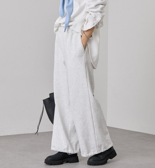 「【A・MONN】【ウエストゴム仕様】WIDE SWEAT PANTS」|その他|