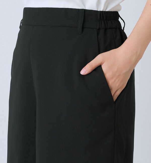  「予約【接触冷感/シワになりにくい/手洗い可】リネンライクハーフパンツ」|チノ|