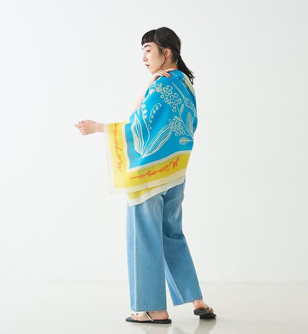 collex「【manipuri/マニプリ】ストールフローラ 120&times;120」|バンダナ・スカーフ|