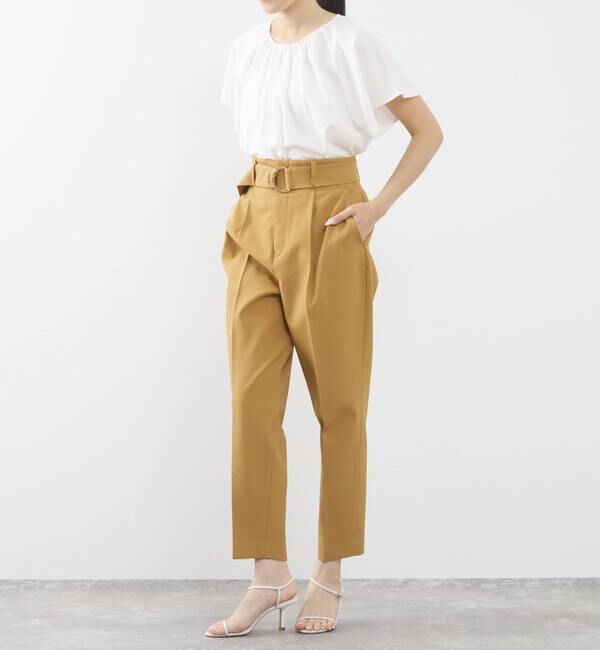 TIARA「ゴールドベルトタックパンツ」|その他|