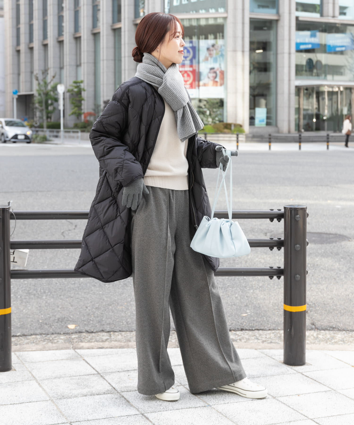 URBAN RESEARCH DOORS「ヘリンボーンピンタックイージーパンツ」|その他|