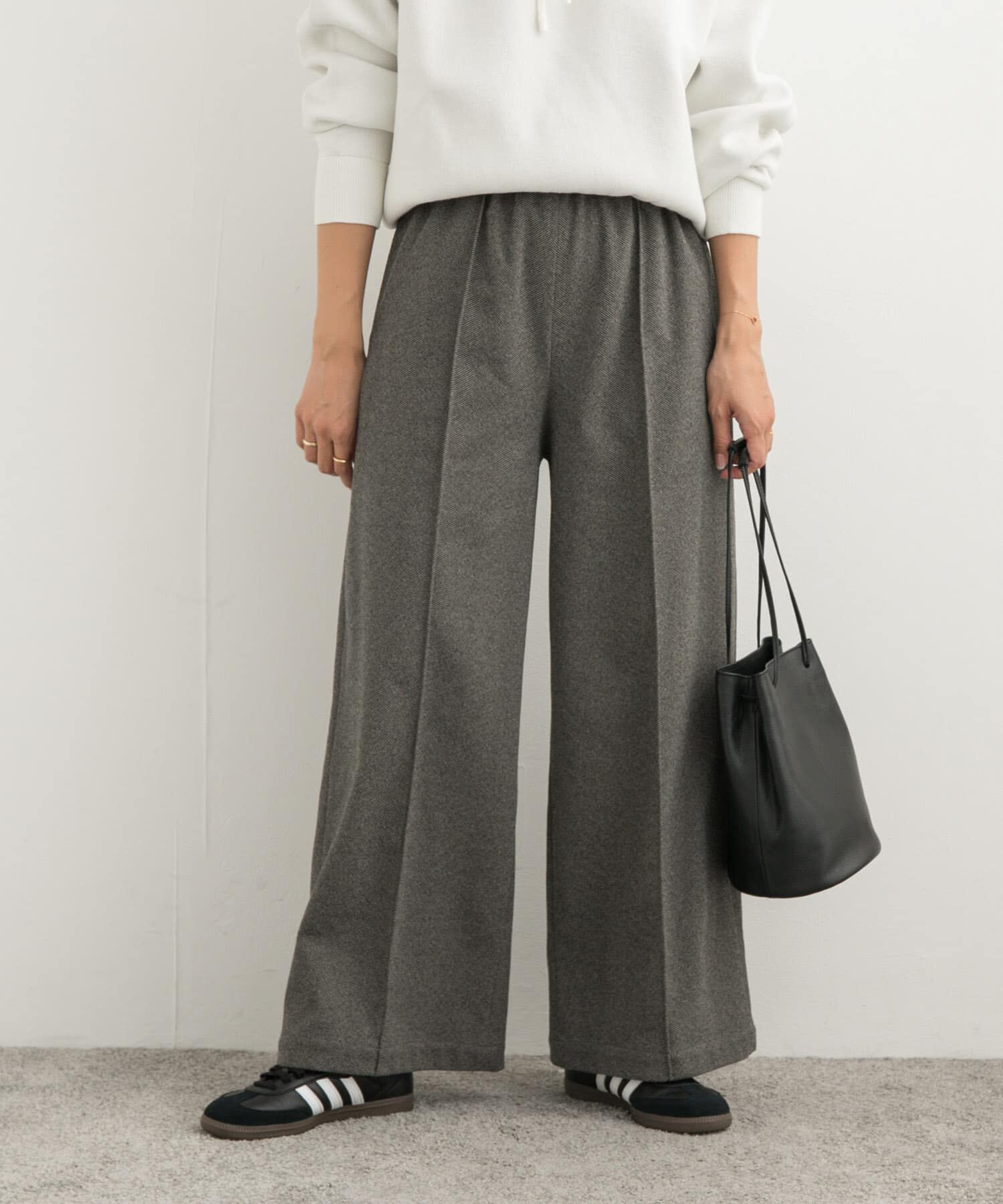 URBAN RESEARCH DOORS「ヘリンボーンピンタックイージーパンツ」|その他|