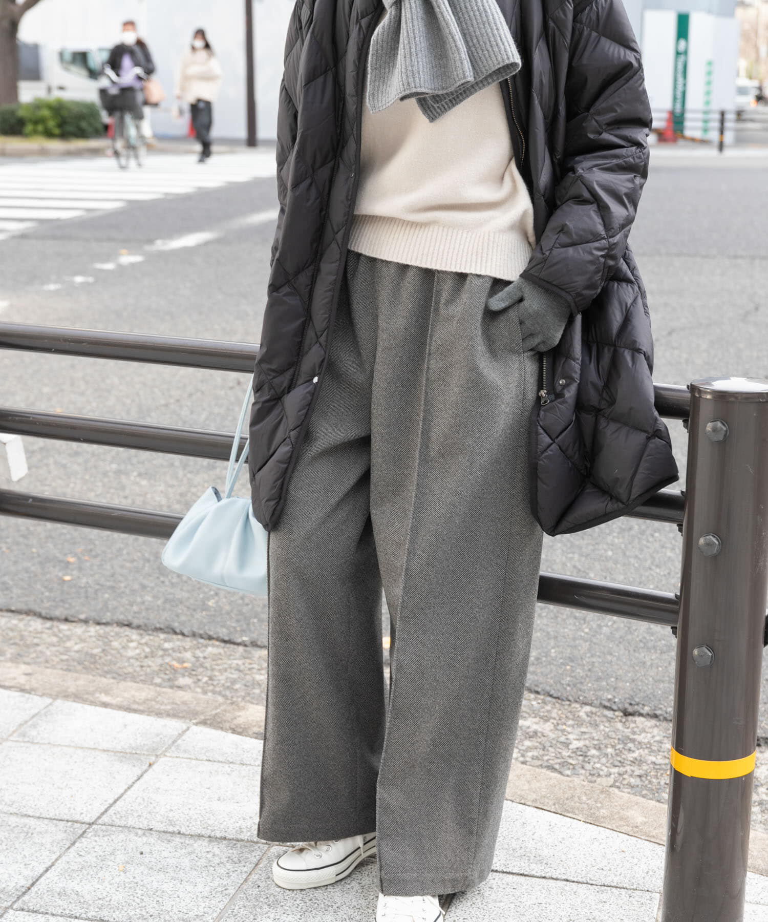 URBAN RESEARCH DOORS「ヘリンボーンピンタックイージーパンツ」|その他|