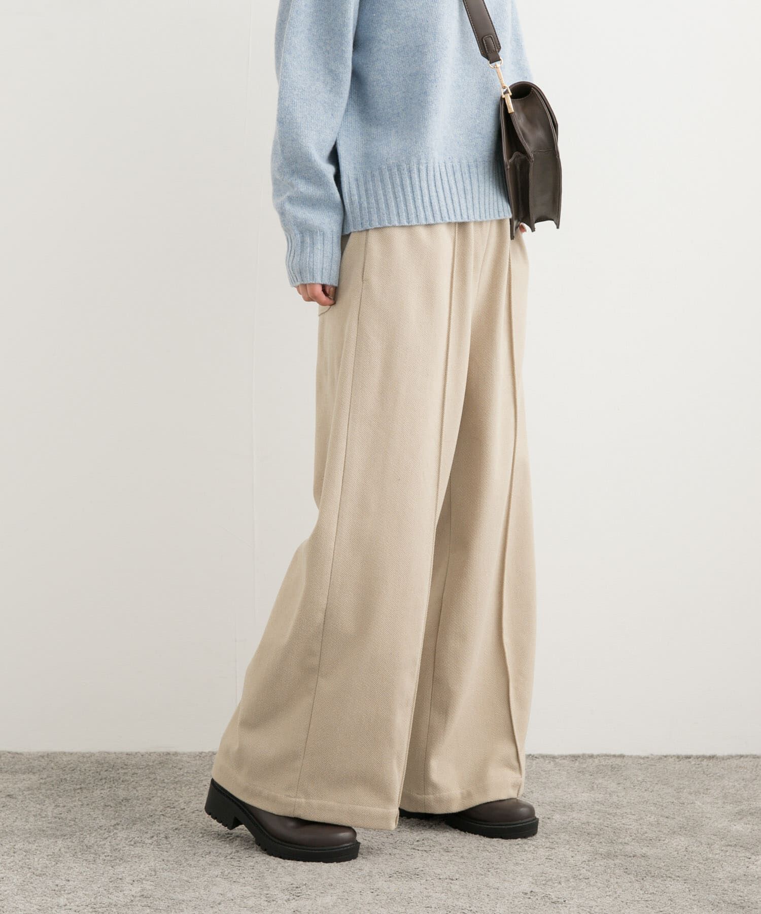 URBAN RESEARCH DOORS「ヘリンボーンピンタックイージーパンツ」|その他|