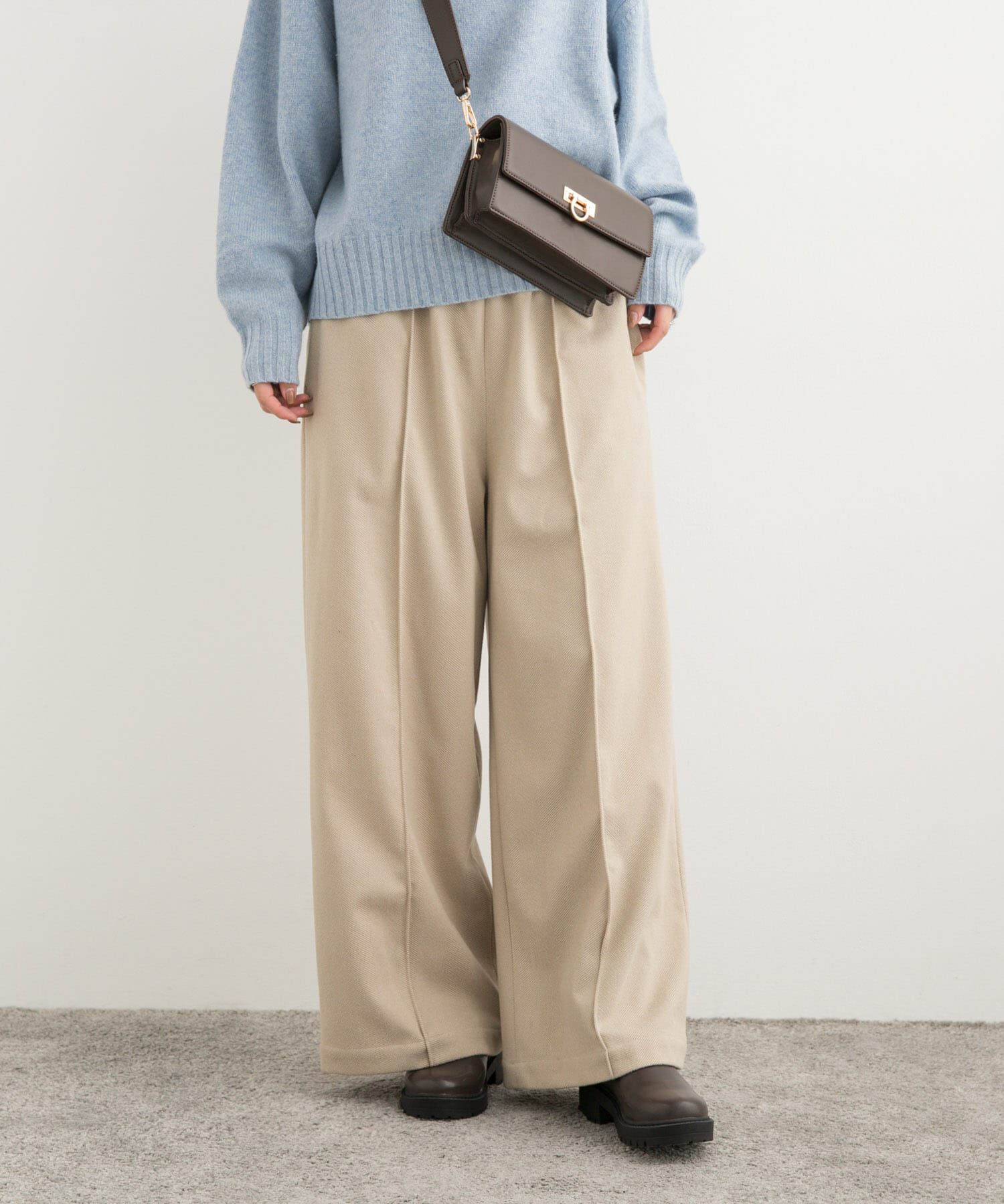 URBAN RESEARCH DOORS「ヘリンボーンピンタックイージーパンツ」|その他|