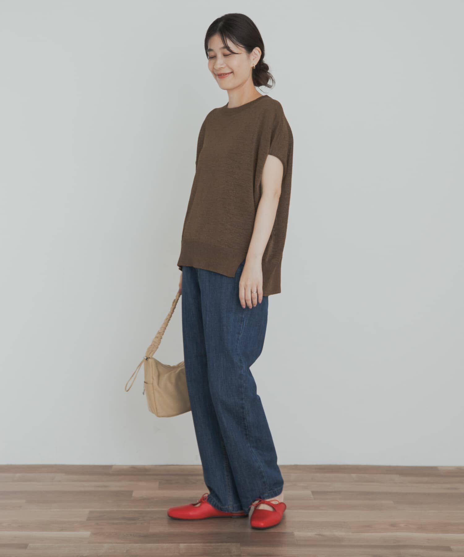 URBAN RESEARCH DOORS「『3サイズ展開』デニムワイドパンツ」|デニム|