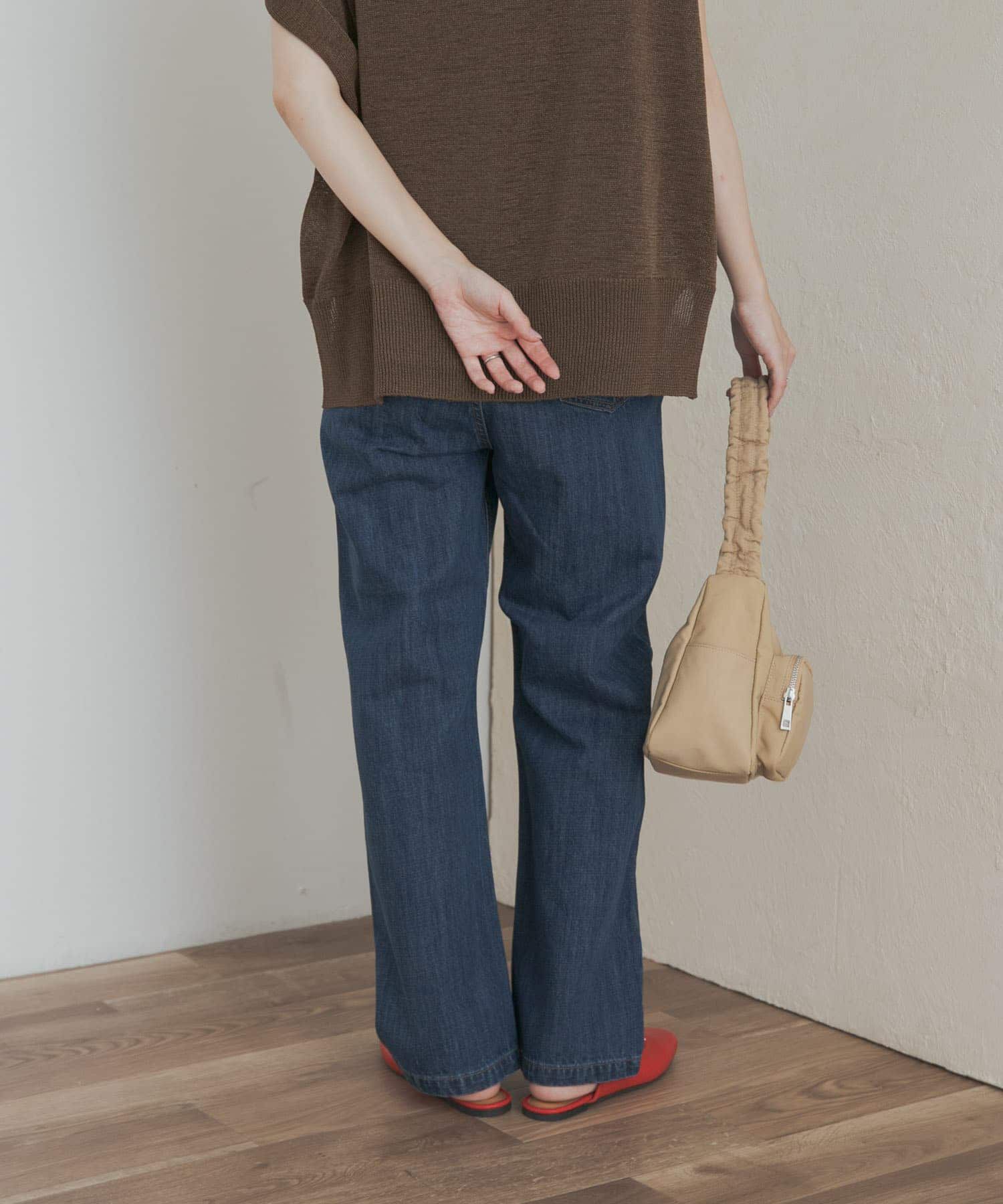 URBAN RESEARCH DOORS「『3サイズ展開』デニムワイドパンツ」|デニム|