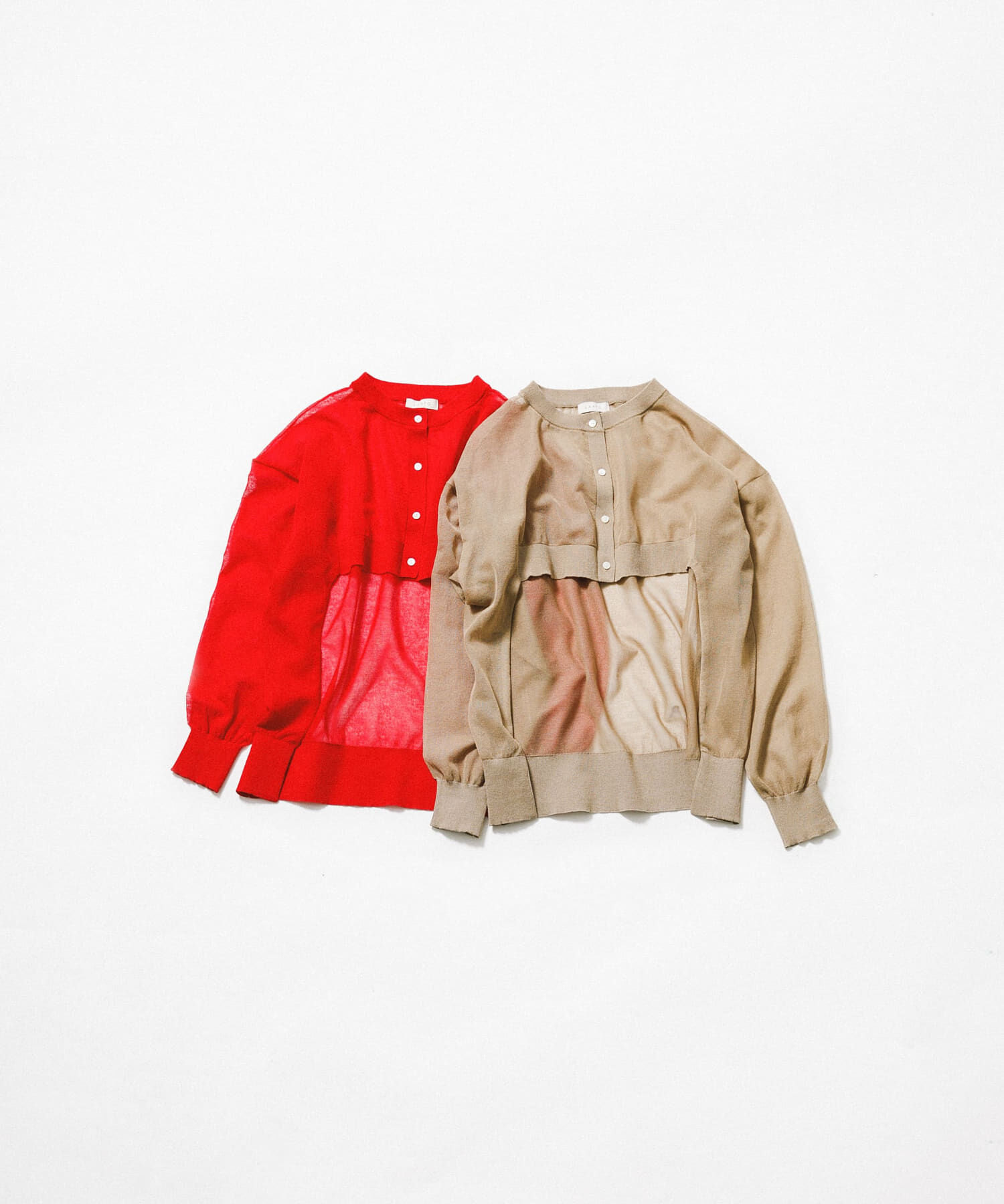 LAATO「sheer cardigan」|カーディガン|