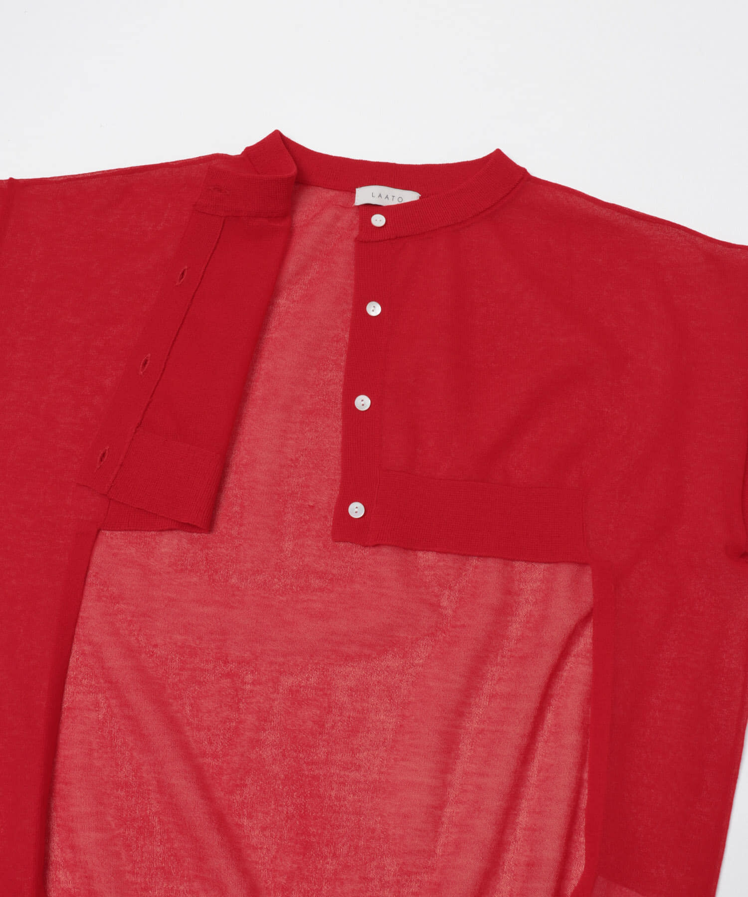 LAATO「sheer cardigan」|カーディガン|