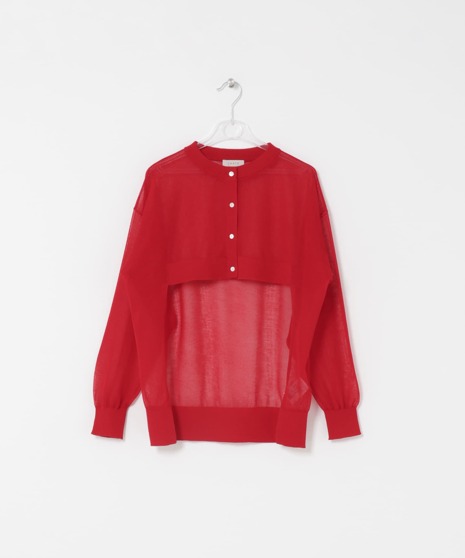 LAATO「sheer cardigan」|カーディガン|