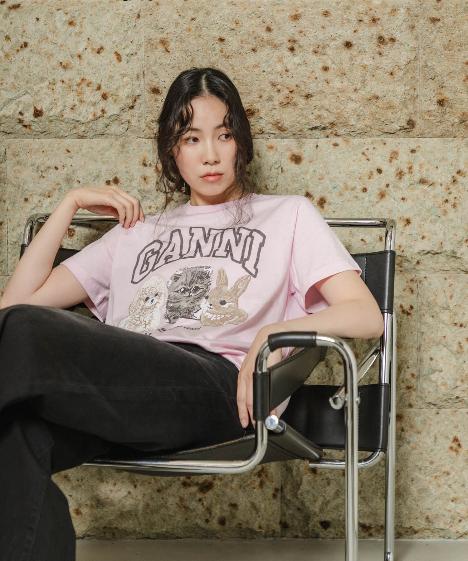 URBAN RESEARCH「GANNI　EXCLUSIVE RELAXED T-SHIRTS」|Tシャツ・カットソー|