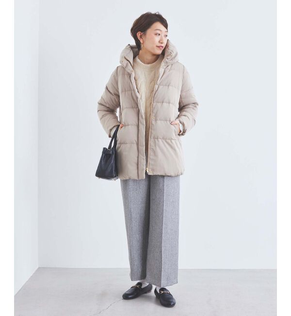 le.coeur blanc「ヘリンボーンタックワイドパンツ」|その他|