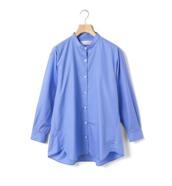 MARMARMAR「MARMARMAR バックギャザービッグシャツ」|シャツ・ブラウス|サックス