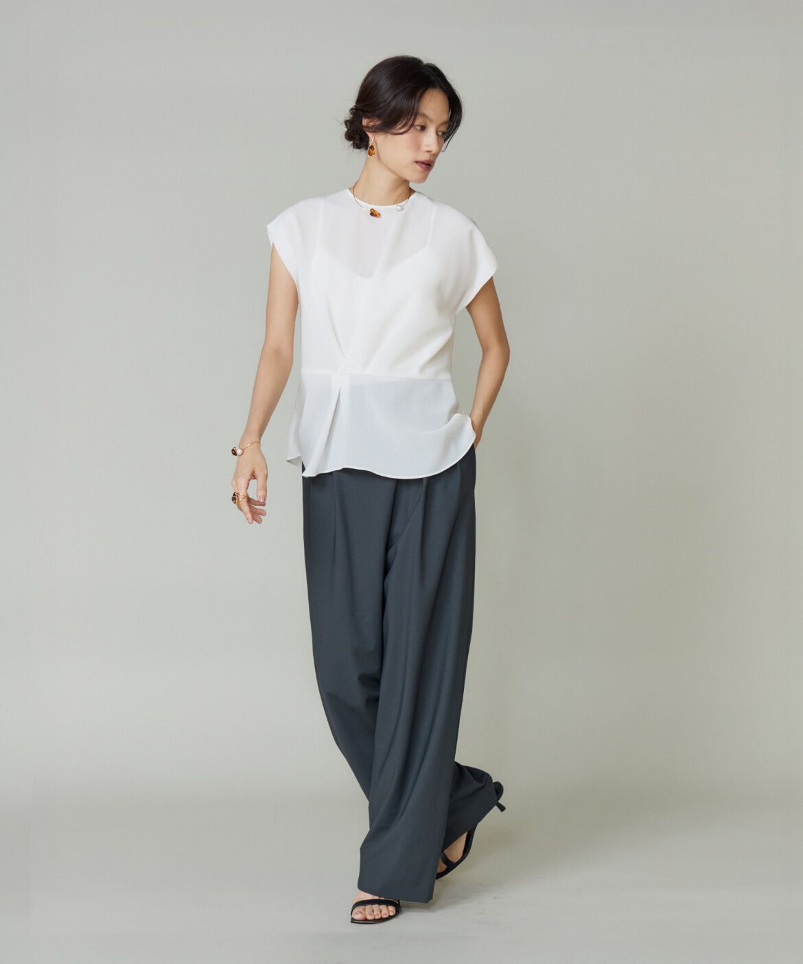 la veille by SUPERIOR CLOSET「《大きいサイズ》ラップパンツ」|その他|