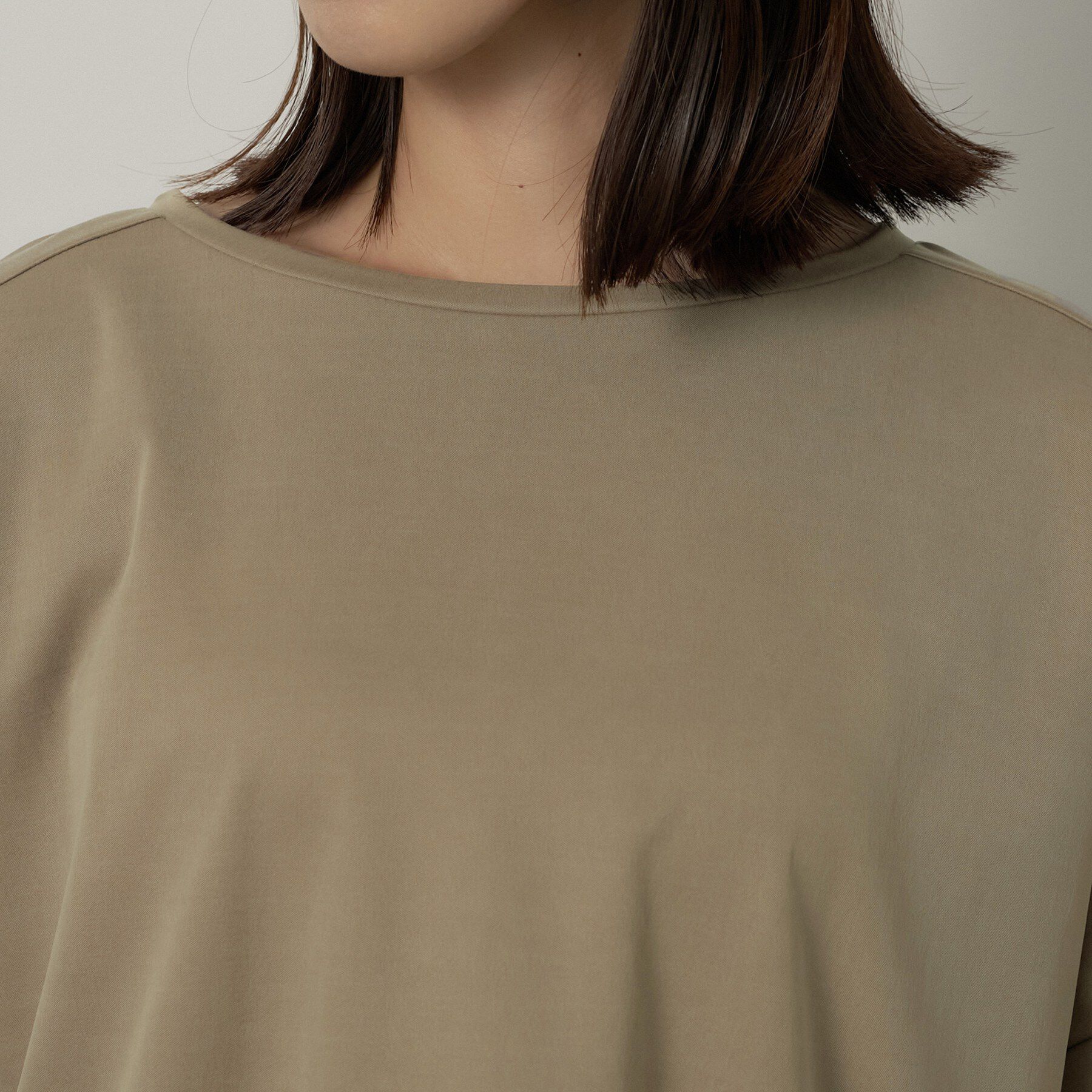UNTITLED「【セットアップ可/接触冷感】ヴィンテージライクドルマンカットソー」|Tシャツ・カットソー|