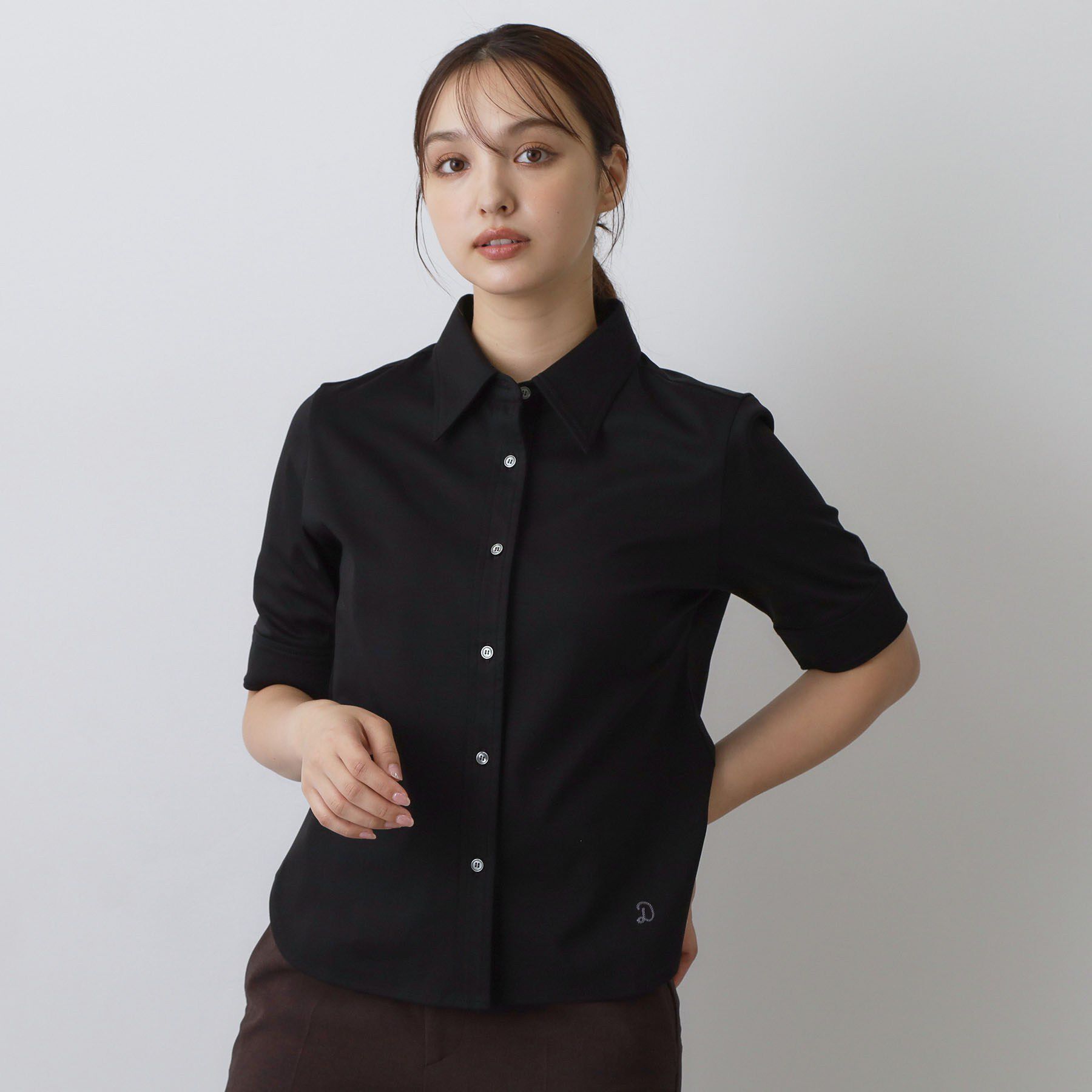 DRESSTERIOR「【接触冷感／抗菌防臭／消臭】ICE CLEAR COTTON ハーフスリーブシャツ」|Tシャツ・カットソー|