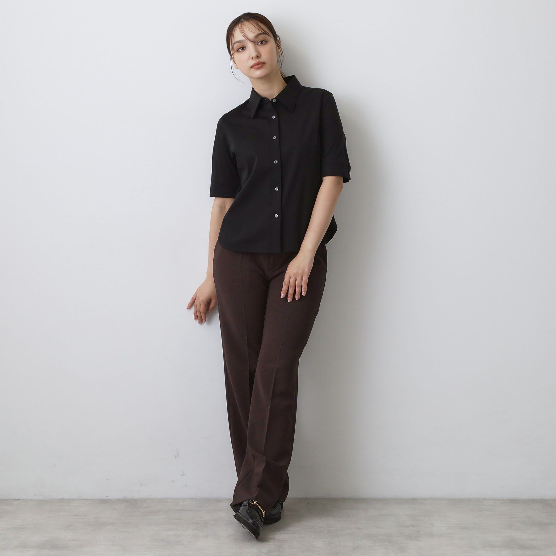 DRESSTERIOR「【接触冷感／抗菌防臭／消臭】ICE CLEAR COTTON ハーフスリーブシャツ」|Tシャツ・カットソー|