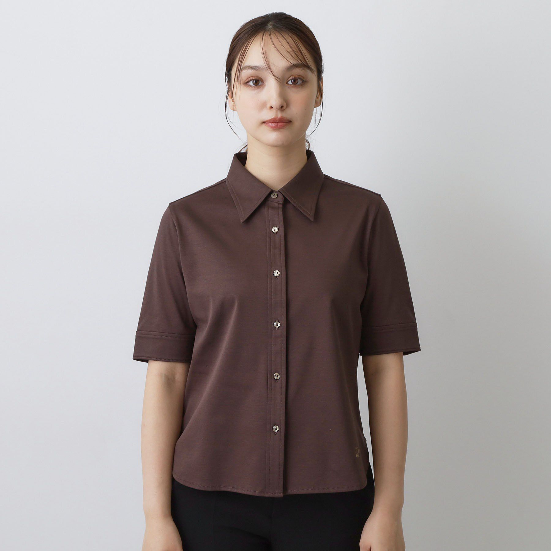 DRESSTERIOR「【接触冷感／抗菌防臭／消臭】ICE CLEAR COTTON ハーフスリーブシャツ」|Tシャツ・カットソー|