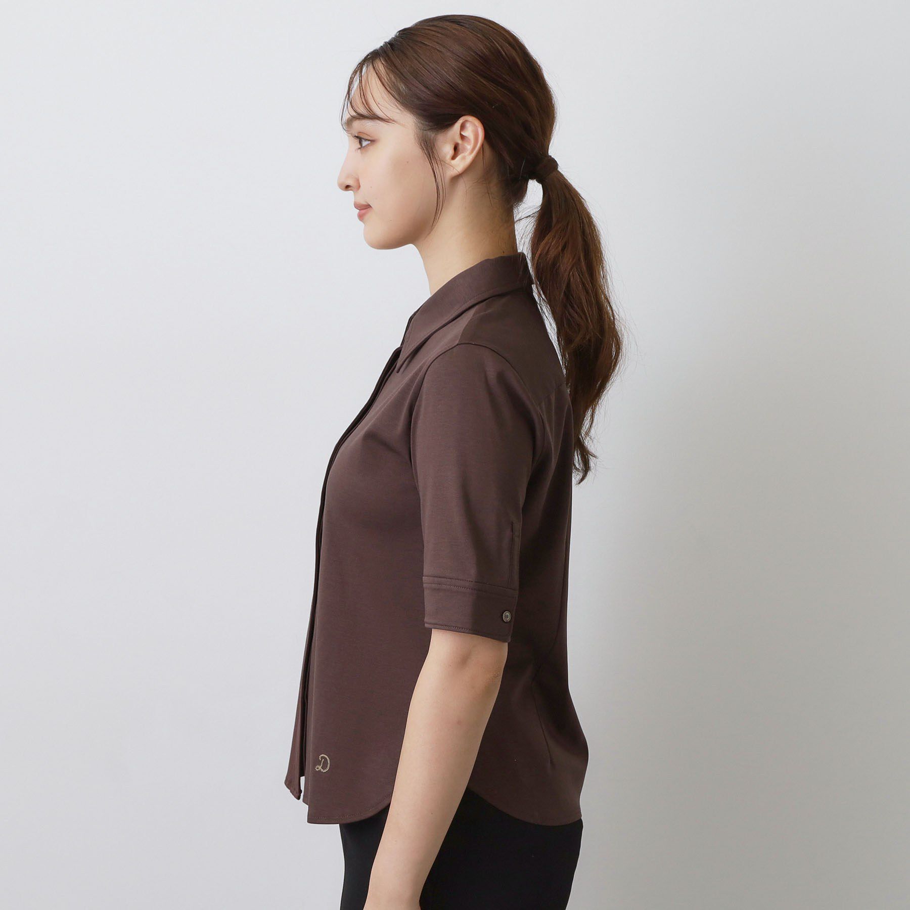 DRESSTERIOR「【接触冷感／抗菌防臭／消臭】ICE CLEAR COTTON ハーフスリーブシャツ」|Tシャツ・カットソー|