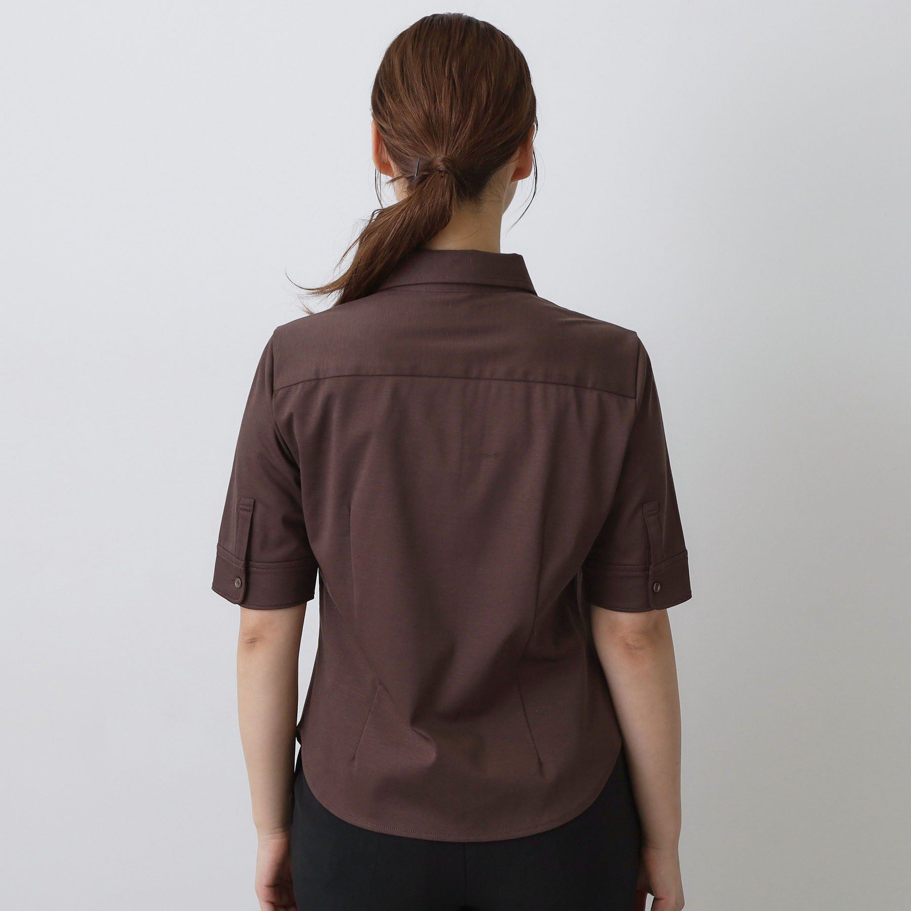 DRESSTERIOR「【接触冷感／抗菌防臭／消臭】ICE CLEAR COTTON ハーフスリーブシャツ」|Tシャツ・カットソー|