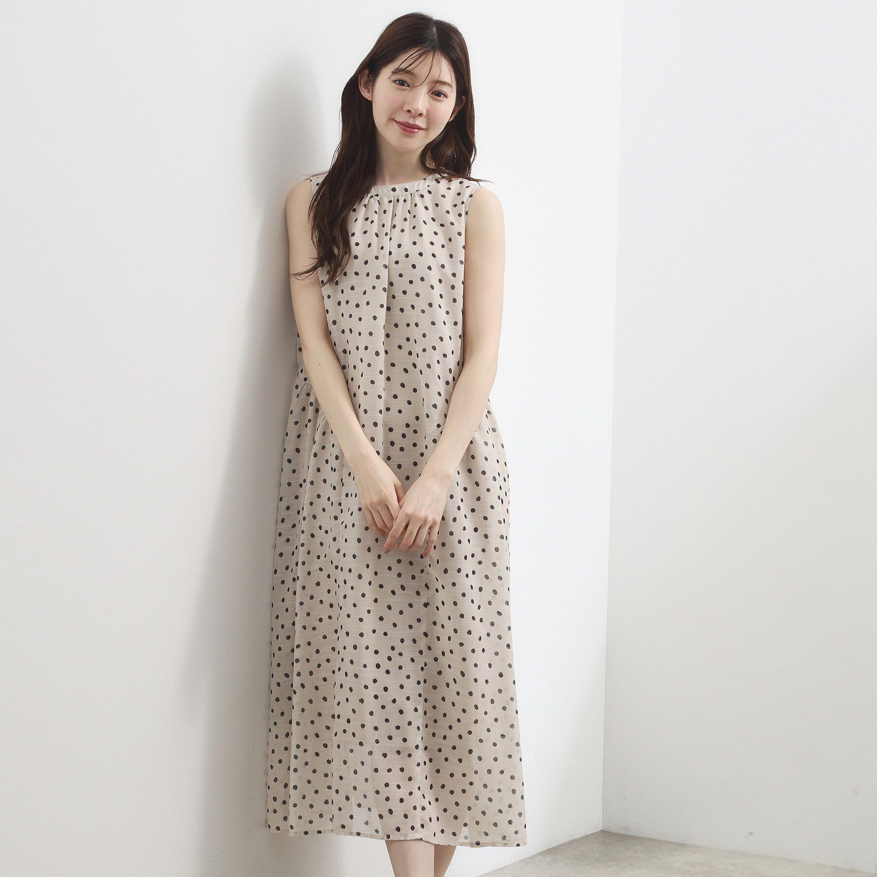 grove「大人のシアードットワンピース」|ワンピース|