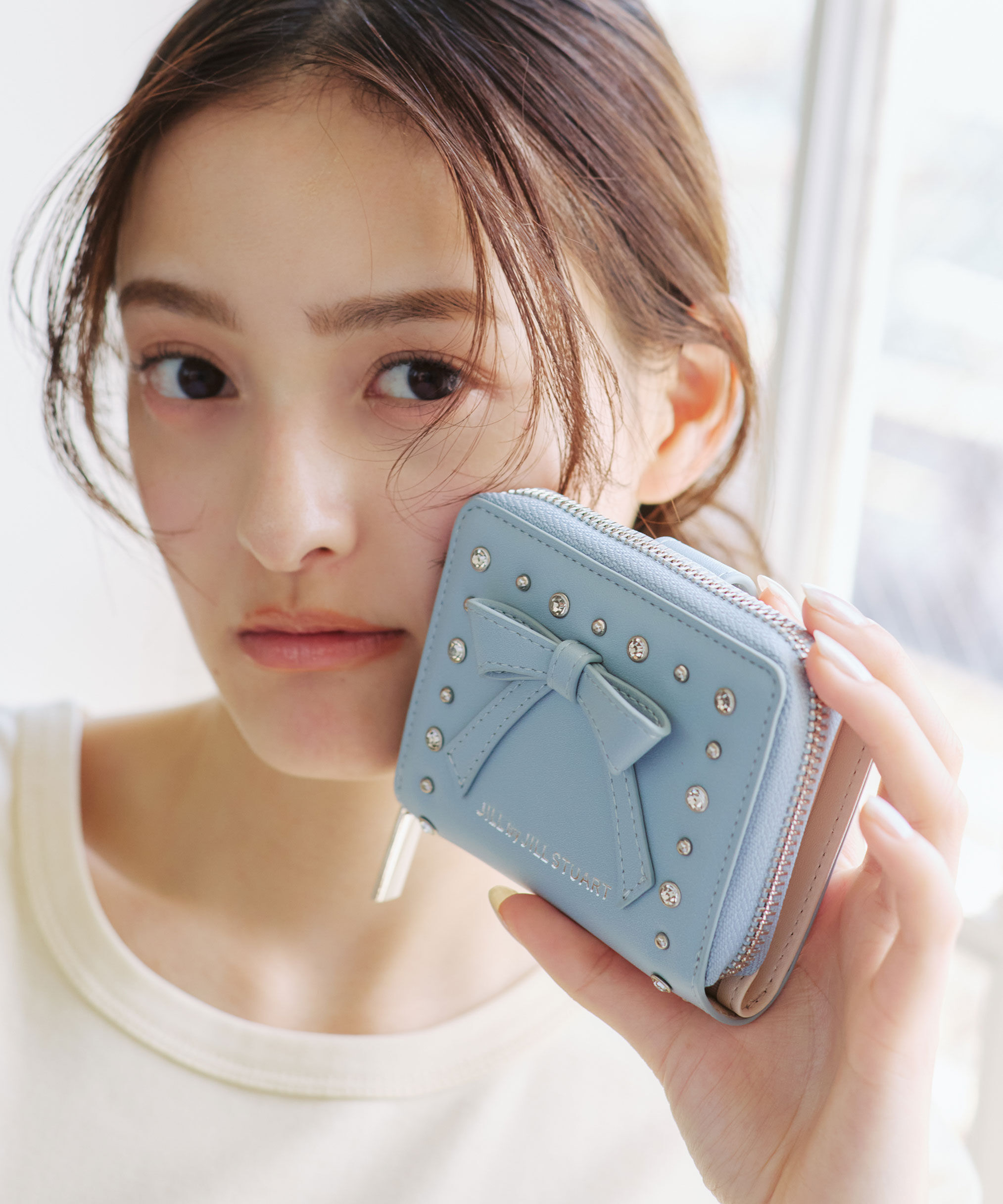  「スタッズリボンウォレット」|財布|