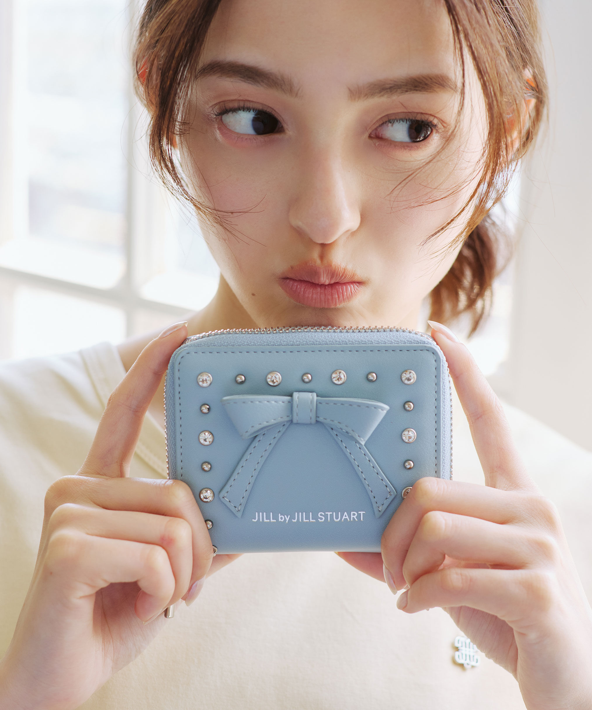  「スタッズリボンウォレット」|財布|