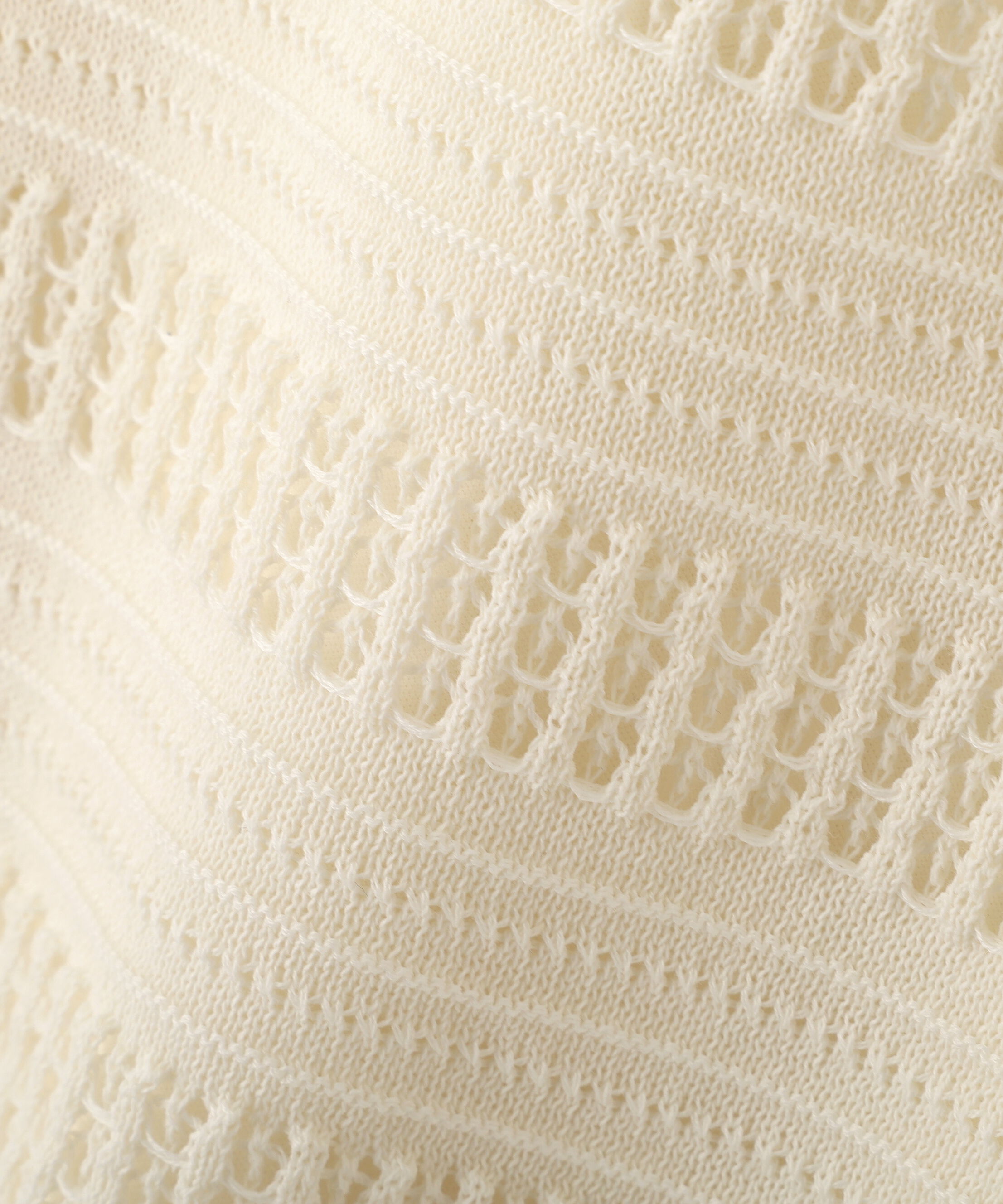 PROPORTION BODY DRESSING「＜中川紅葉さん着用＞透かし編みオフショルセットアップ」|ワンピース|