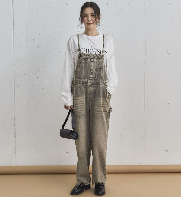 Doux archives「デニムサロペット」|ワンピース|
