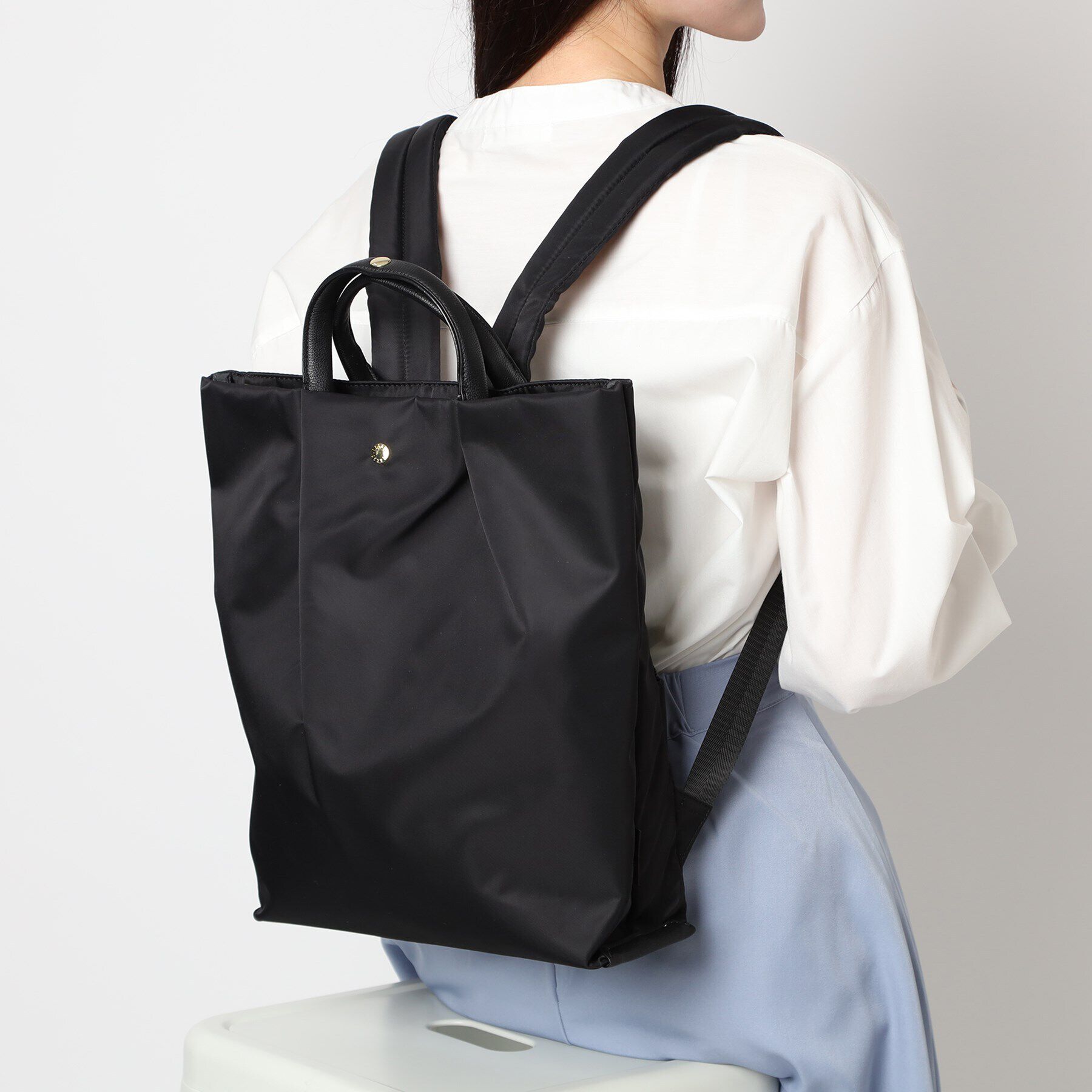Ober Tashe「肩楽撥水ナイロン A4トート型リュック」|リュック|