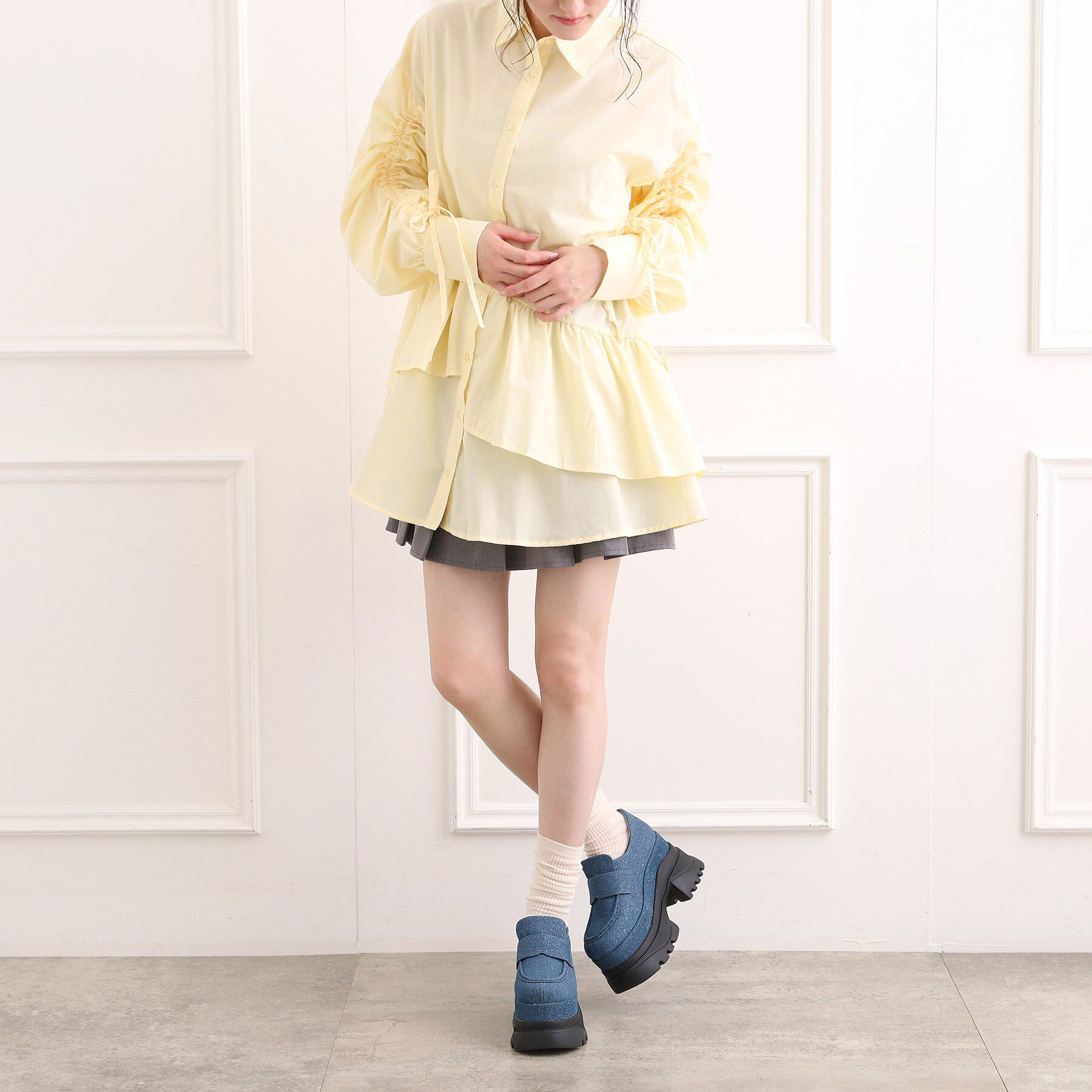 ESPERANZA「プラットフォームローファー」|パンプス|