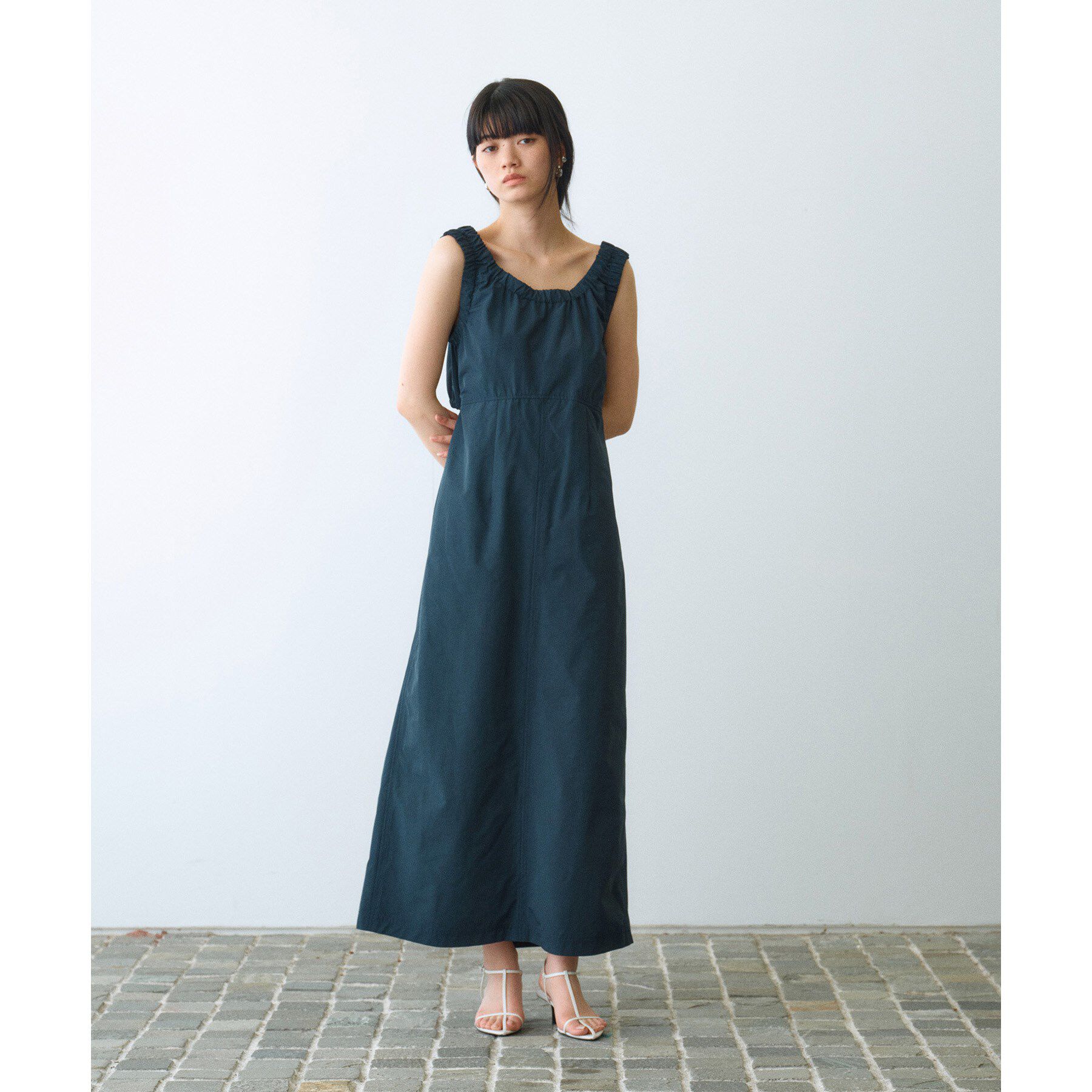 CODE A「sporty gathered dress」|ワンピース|