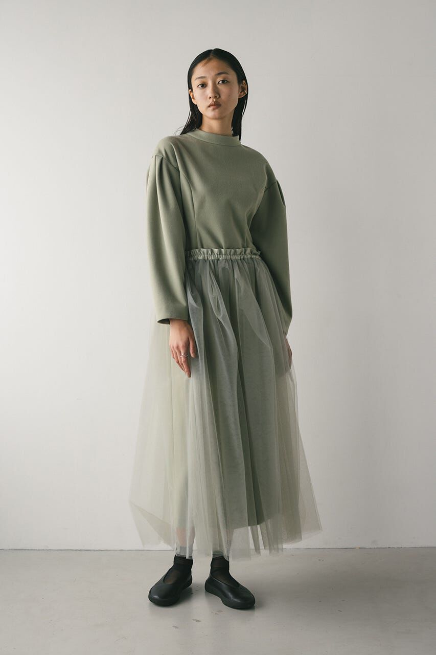 STYLEMIXER「ショルダータックフォルムワンピース」|ワンピース|