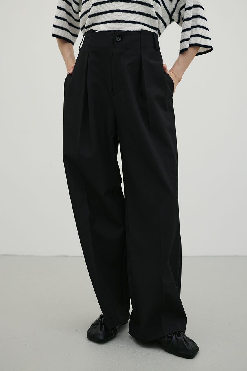 STYLEMIXER「バックタックワイドパンツ」|その他|BLK