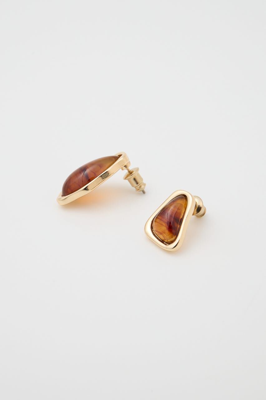 MOUSSY「CLEAR MARBLE イヤリング」|ピアス|