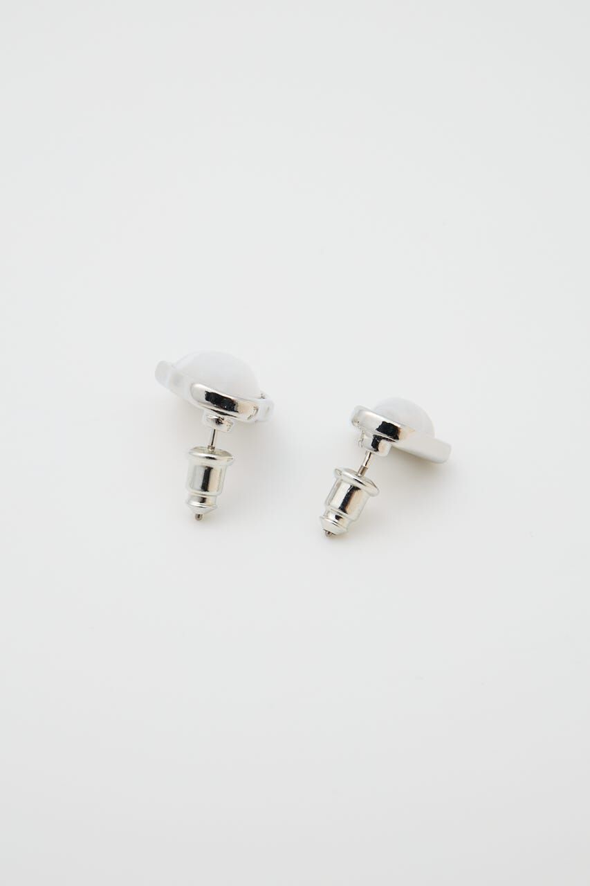 MOUSSY「CLEAR MARBLE イヤリング」|ピアス|