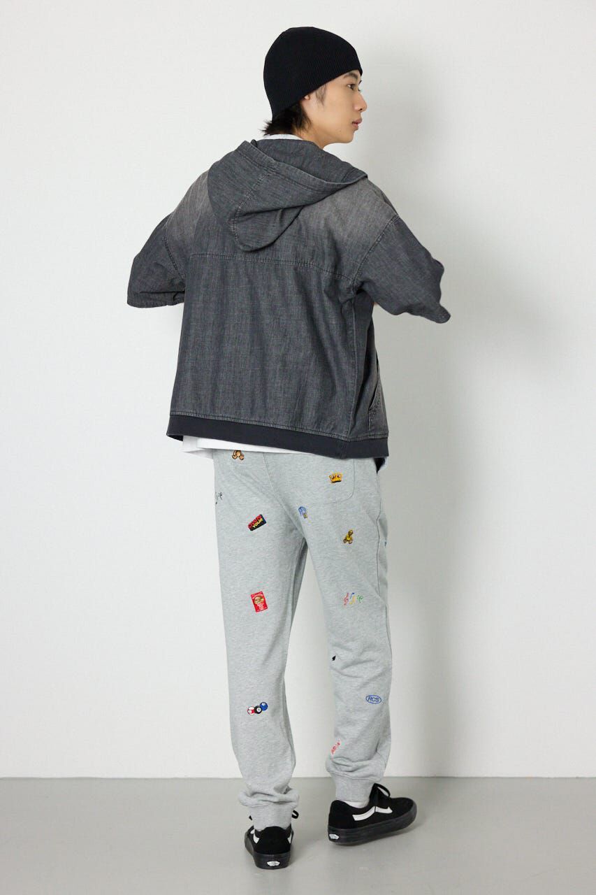 RODEO CROWNS「シャンブレーハーフスリーブZIPパーカー」|Tシャツ・カットソー|