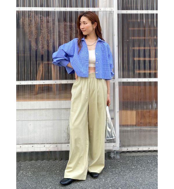 Ungrid「カットオフデザインラフタックパンツ」|その他|