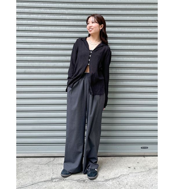 Ungrid「カットオフデザインラフタックパンツ」|その他|