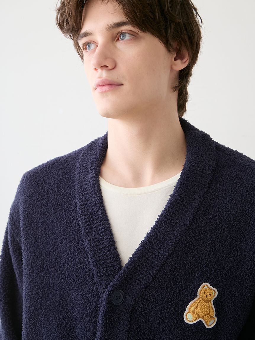 GELATO PIQUE HOMME「【ONLINE限定】【HOMME】ベビモコベアワンポイントカーディガン」|カーディガン|