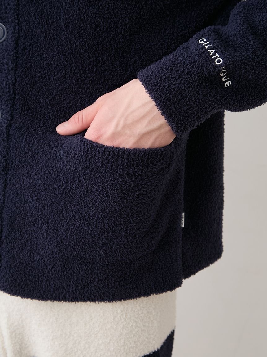 GELATO PIQUE HOMME「【ONLINE限定】【HOMME】ベビモコベアワンポイントカーディガン」|カーディガン|