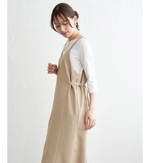 ikka「【2点セット】サイドバックルジャンスカセット」|ワンピース|