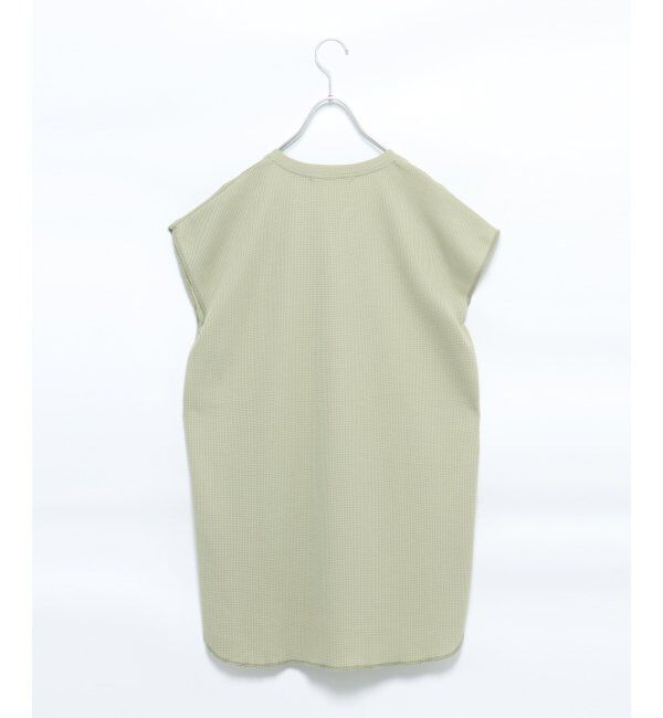 VENCE share style「ワッフルキーネックセットアップ＋ポーチ3点セット」|Tシャツ・カットソー|