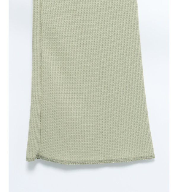VENCE share style「ワッフルキーネックセットアップ＋ポーチ3点セット」|Tシャツ・カットソー|