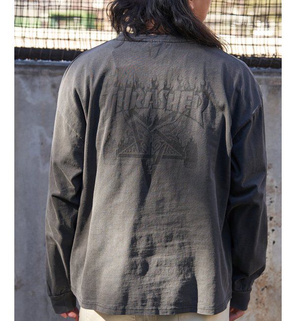 VENCE share style「THRASHER スラッシャー ピグメントプリントロンT」|Tシャツ・カットソー|
